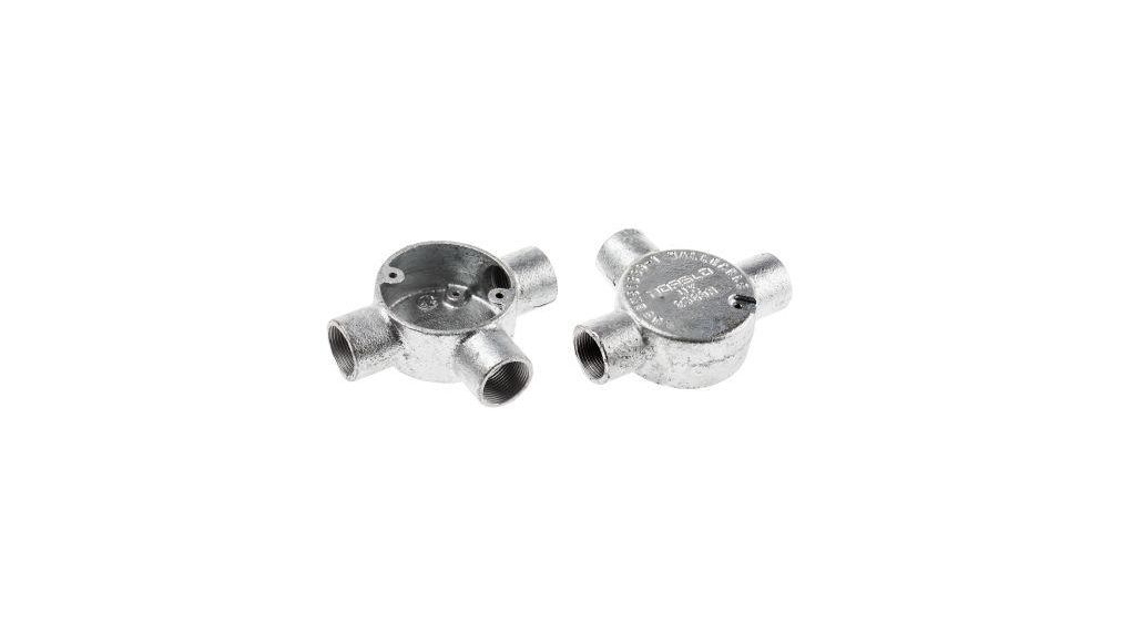 Conduit Fitting M4 Steel Straight Metallic